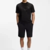 T-Shirt mit Logo-Print aus Stretch-Baumwolle