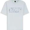 T-Shirt mit Logo-Print aus Stretch-Baumwolle T-Shirt mit Logo-Print aus Stretch-Baumwolle