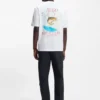 T-Shirt mit Marine-Motiv aus Baumwolljersey