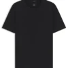 T-Shirt mit Mikro-Muster aus merzerisierter Baumwolle