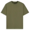 T-Shirt mit Monogramm-Print aus merzerisierter Baumwolle
