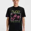 T-Shirt mit Musik-Motiv aus Baumwolljersey