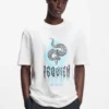 T-Shirt mit Musik-Motiv aus Baumwolljersey