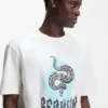 T-Shirt mit Musik-Motiv aus Baumwolljersey