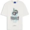 T-Shirt mit Musik-Motiv aus Baumwolljersey