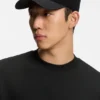 T-Shirt mit Overlock-Naht in lockerer Passform