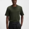 T-Shirt mit Reißverschlusstasche aus Interlock-Baumwolle T-Shirt mit Reißverschlusstasche aus Interlock-Baumwolle