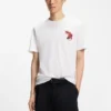 T-Shirt mit Rosenmotiv aus Baumwolljersey T-Shirt mit Rosenmotiv aus Baumwolljersey