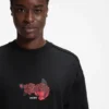 T-Shirt mit Rosenmotiv aus Baumwolljersey T-Shirt mit Rosenmotiv aus Baumwolljersey
