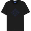 T-Shirt mit Rundhalsausschnitt aus atmungsaktiver Baumwolle