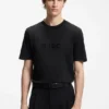 T-Shirt mit Schildpatt-Logo aus Baumwolljersey