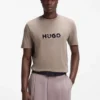 T-Shirt mit Schildpatt-Logo aus Baumwolljersey