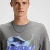 T-Shirt mit Snowboard-Motiv aus Baumwolljersey T-Shirt mit Snowboard-Motiv aus Baumwolljersey
