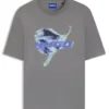 T-Shirt mit Snowboard-Motiv aus Baumwolljersey T-Shirt mit Snowboard-Motiv aus Baumwolljersey