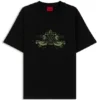 T-Shirt mit Stickerei aus Baumwolljersey