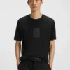 T-Shirt mit Stickmotiv aus Baumwolljersey T-Shirt mit Stickmotiv aus Baumwolljersey