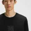 T-Shirt mit Stickmotiv aus Baumwolljersey T-Shirt mit Stickmotiv aus Baumwolljersey