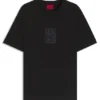 T-Shirt mit Stickmotiv aus Baumwolljersey T-Shirt mit Stickmotiv aus Baumwolljersey