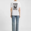 T-Shirt mit Strassverzierung aus Baumwolljersey