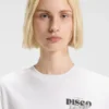 T-Shirt mit Strassverzierung aus Baumwolljersey