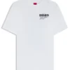 T-Shirt mit Strassverzierung aus Baumwolljersey