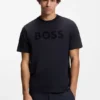 T-Shirt mit tonigem Logo aus Stretch-Baumwolle T-Shirt mit tonigem Logo aus Stretch-Baumwolle