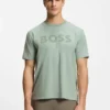 T-Shirt mit tonigem Logo aus Stretch-Baumwolle T-Shirt mit tonigem Logo aus Stretch-Baumwolle