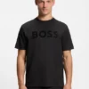 T-Shirt mit tonigem Logo aus Stretch-Baumwolle T-Shirt mit tonigem Logo aus Stretch-Baumwolle