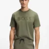 T-Shirt mit tonigem Logo aus Stretch-Baumwolle T-Shirt mit tonigem Logo aus Stretch-Baumwolle