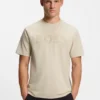 T-Shirt mit tonigem Logo aus Stretch-Baumwolle T-Shirt mit tonigem Logo aus Stretch-Baumwolle