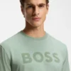 T-Shirt mit tonigem Logo aus Stretch-Baumwolle T-Shirt mit tonigem Logo aus Stretch-Baumwolle
