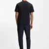 T-Shirt mit tonigem Logo aus Stretch-Baumwolle T-Shirt mit tonigem Logo aus Stretch-Baumwolle