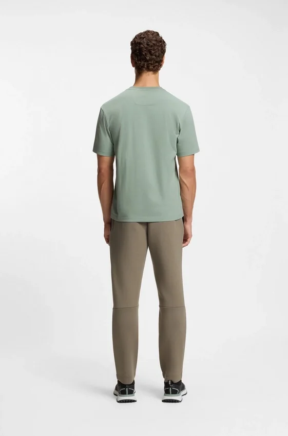T-Shirt mit tonigem Logo aus Stretch-Baumwolle T-Shirt mit tonigem Logo aus Stretch-Baumwolle