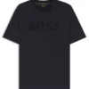 T-Shirt mit tonigem Logo aus Stretch-Baumwolle T-Shirt mit tonigem Logo aus Stretch-Baumwolle