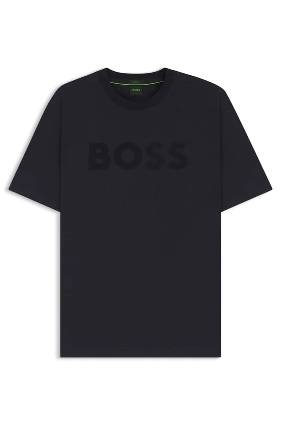 T-Shirt mit tonigem Logo aus Stretch-Baumwolle T-Shirt mit tonigem Logo aus Stretch-Baumwolle