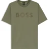 T-Shirt mit tonigem Logo aus Stretch-Baumwolle T-Shirt mit tonigem Logo aus Stretch-Baumwolle