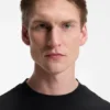 T-Shirt mit vertikalen Streifen aus merzerisierter Baumwolle T-Shirt mit vertikalen Streifen aus merzerisierter Baumwolle