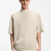T-Shirt mit Waffelstruktur aus einer Baumwollmischung