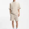 T-Shirt mit Waffelstruktur aus einer Baumwollmischung