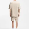 T-Shirt mit Waffelstruktur aus einer Baumwollmischung