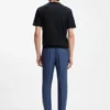 T-Shirt mit Zopfmuster aus Baumwolle und Seide