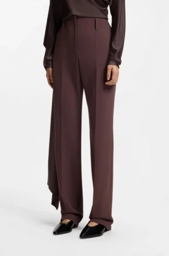 Taillierte Hose aus einer Virgin-Wollmischung