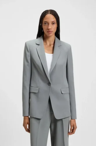 Taillierter Blazer aus Stretchstoff