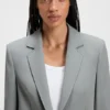 Taillierter Blazer aus Stretchstoff