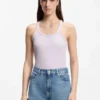 Tanktop mit Racerback aus Stretch-Baumwolle