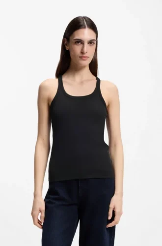 Tanktop mit Racerback aus Stretch-Baumwolle
