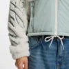 Teddyjacke mit gesticktem Logo und Colour-Blocking