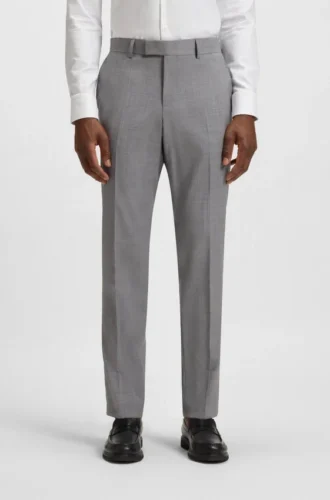 Thermoregulierende Slim-Fit-Hose aus Schurwolle