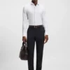 Thermoregulierende Slim-Fit-Hose aus Schurwolle