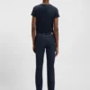 Tiefblaue Slim-Fit-Jeans aus Stretch-Denim